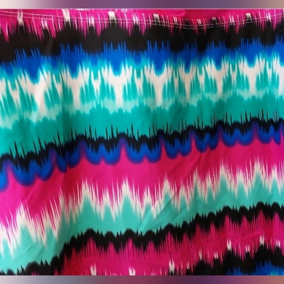 Catalina Colorful Tankini Top Size 2X Summer Swimwear Resort Beach Swimsuit Boho - Picture 5 of 9